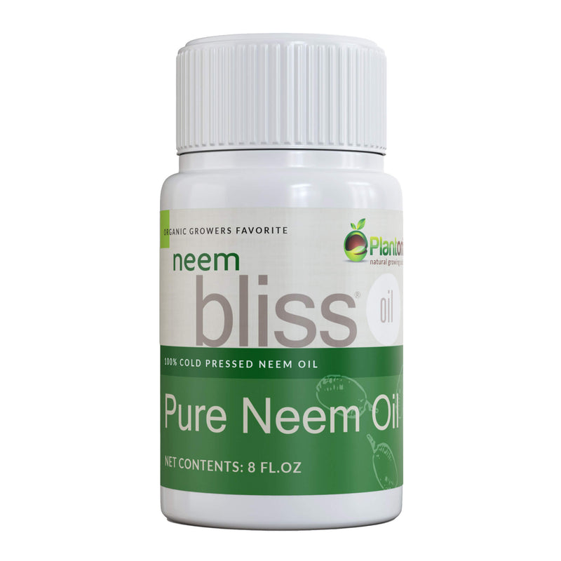 An eight ounce bottle of pure neem oil. 