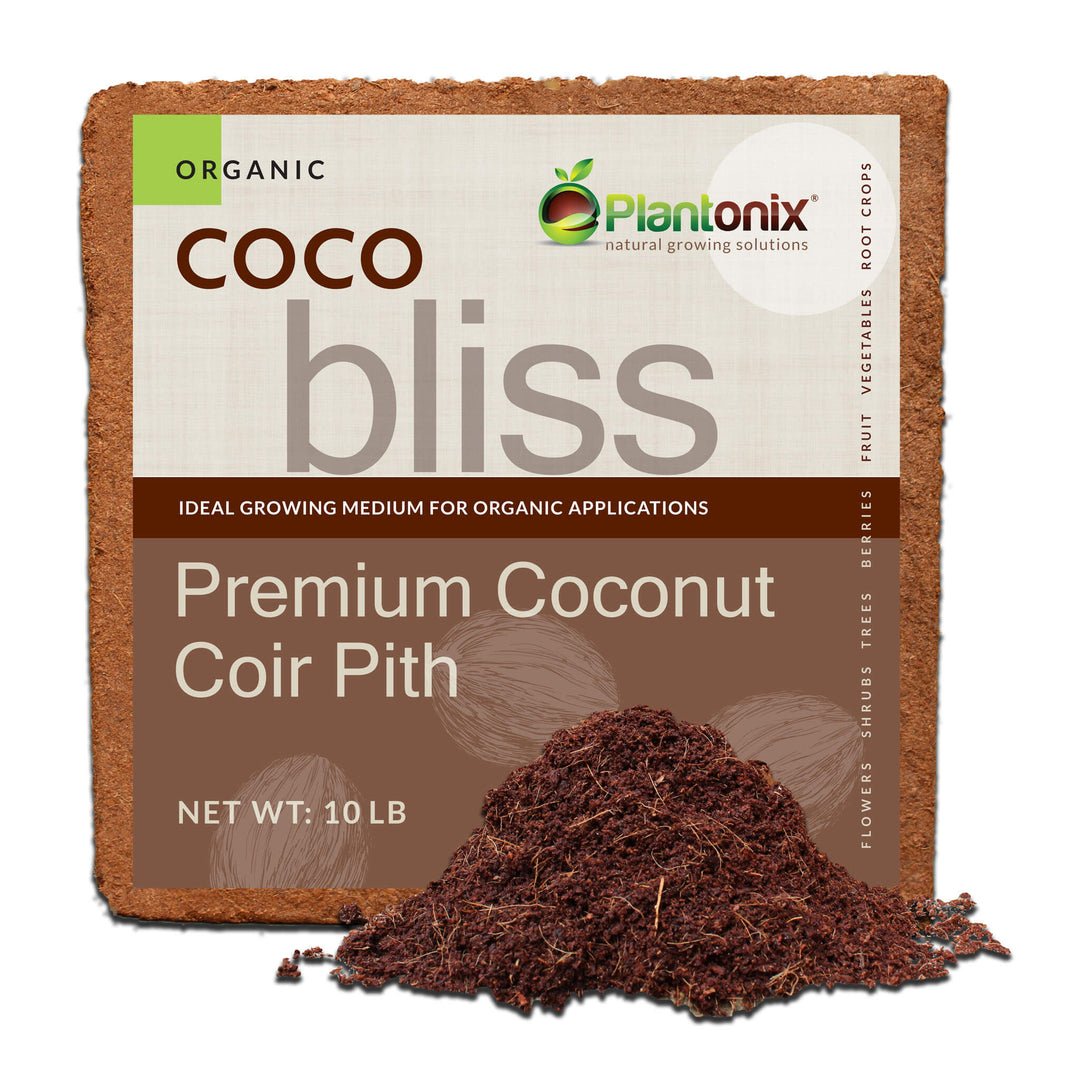 Coco Bliss 10 Lb Coco Coir Block - Soil Amendment | Plantonix
