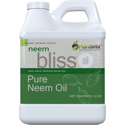 A 16oz bottle of pure neem oil. 